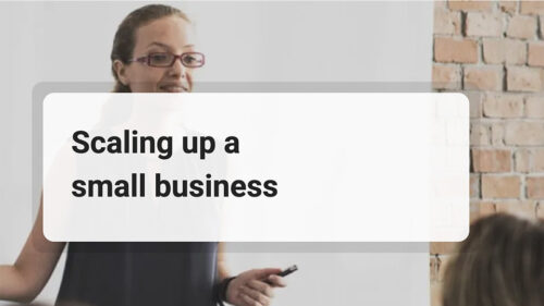 scaling up a small business